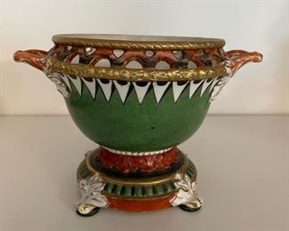 Royal Vienna Footed Candy/Nut Bowl. Photo 1 of 2