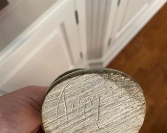 Carved Stone Mother and Child Statue. Photo 2 of 2