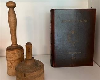 Sister Carrie Theodore Dreiser 1899 Faux Hidden Compartment Hollow Book Safe.