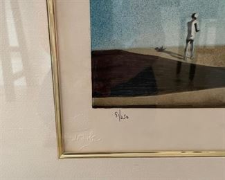 Salvador Dali Le Grand Masturbateur signed and numbered serigraph. Number 91/250. Photo 3 of 3