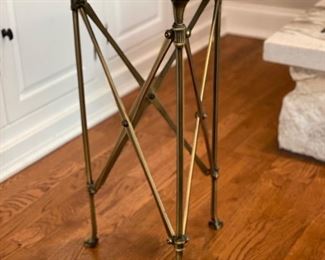 Restoration Hardware Brass Cocktail Table. Measures 24"H x 17"D. Photo 2 of 2