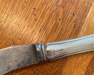 Antique Sterling Silver Carving Set. Photo 2 of 2