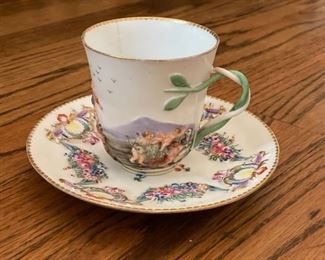Capodimente Porcelain Tea Cup & Saucer. Photo 1 of 2