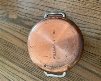 Set of 4 Williams Sonoma Mini Copper Cocottes. Photo 2 of 2