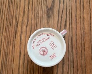 Wedgewood Harvard Holden Chapel Punch Bowl and 8 Cups & Saucers. Photo 5 of 5