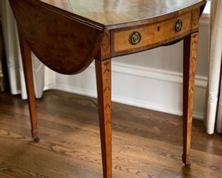 Antique Satinwood Pembroke Table. Photo 1 of 3.