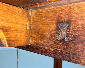 Antique Satinwood Pembroke Table. Photo 3 of 3.