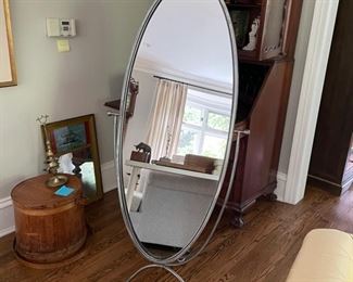 Oval Floor Mirror.