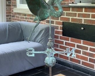 Restoration Hardware Copper Weathervane.