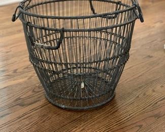 Vintage Wire Market Baskets - 2 available.