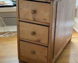 Antique Nanny's Dresser. Measures 36"W x 16.5"D x 31"H. Six Drawers. Photo 2 of 2