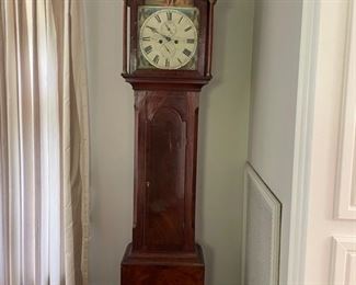 Antique Scottish Mahogany Grandfather Clock. Circa 1790. Photo 2 of 3