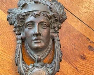 Antique Cast Iron Door Knocker.