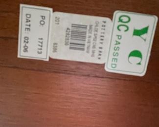 Pottery Barn Console. Measures 48"W x 17"D x 30"H. Photo 2 of 2