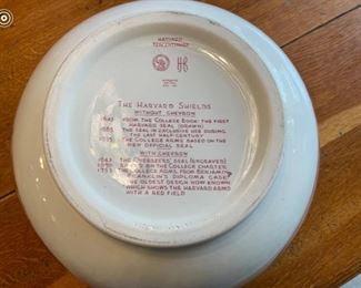 Wedgewood Harvard Holden Chapel Punch Bowl and 8 Cups & Saucers. Photo 2 of 5