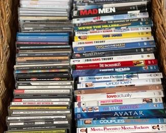 DVD, CDs & VHS Tapes. Photo 1 of 2.