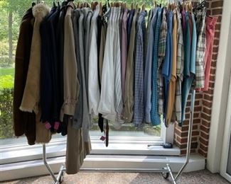 Men's Dress Shirts & Shorts.