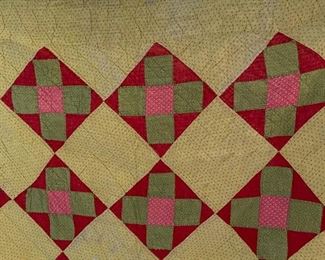 Vintage Quilt. Measures 66" x 76"