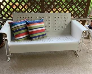 $325~ Metal white glider ( NOT OLD)