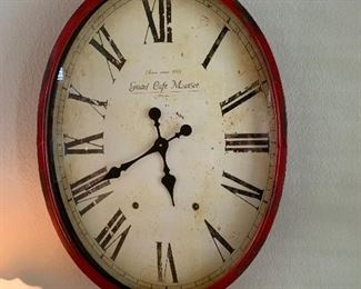 $52- Large antique style wall clock 