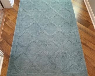 $22- ( two available) Pier one blue rug 