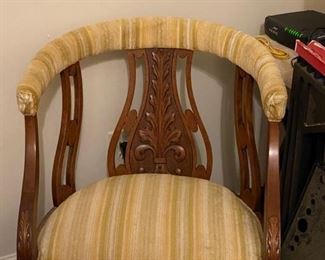 barrel back chair