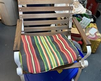 patio stripe chair