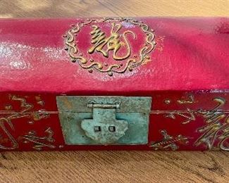 Red decorative box
