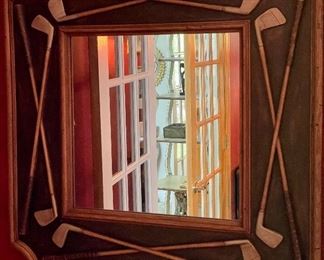 Golf club frame mirror - square 
32” x 32”