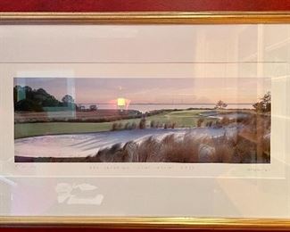 Sea Island Gold Club print # 13 signed 