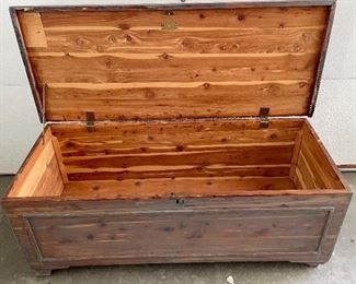 Faux distressed cedar chest by Standard