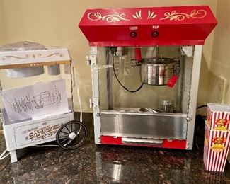 Popcorn Machine

Snow cone machine 