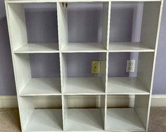 9 section cube storage 