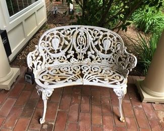 WROUGHT IRON BENCH