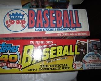BASEBALL CARD SERIES '91 & '90