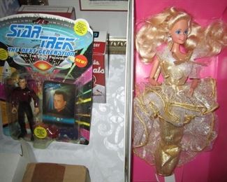 BARBIE AND STAR TREK TOYS