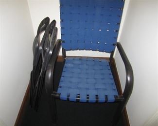 2 FOLDING & 2 STACK CHAIRS