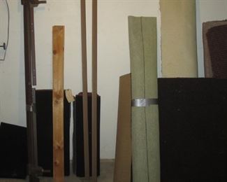 BED FRAMES, CARPET REMINENTS