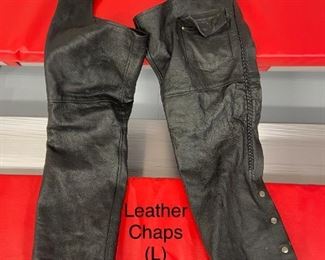 Black Leather ChapsL