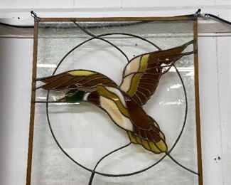 Stained Glass Duck Display