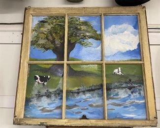 Window Frame Painting