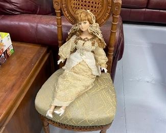 Antique Doll Chair