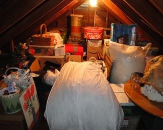 Attic filled