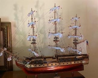 USS Constitution wooden ship
