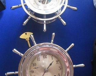 Chelsea Ships Bell Clock & Barometer Set                 CHECK BACK - A  FEW MORE PICTURES TOMORROW!