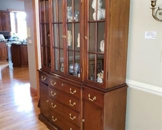 Tradtional fine wood Councill Craftsman china cabinet