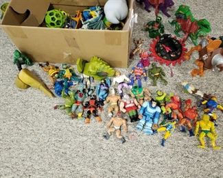 He-Man figures and accessories, loose items