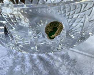 Waterford Crystal Centerpiece, with original Paper Label.