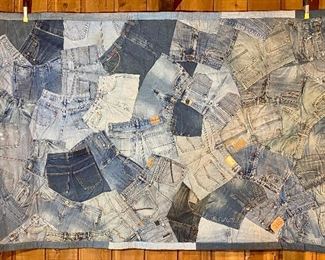 UNIQUE - Denim Collage Rug — 5 ft x 7 ft 6 in