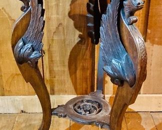 Vintage - Ornate New Orleans Carved Fern Stand